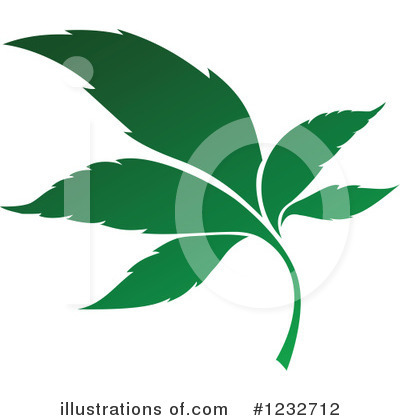 Royalty-Free (RF) Leaf Clipart Illustration by Vector Tradition SM - Stock Sample #1232712