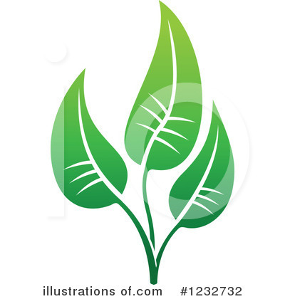 Royalty-Free (RF) Leaf Clipart Illustration by Vector Tradition SM - Stock Sample #1232732