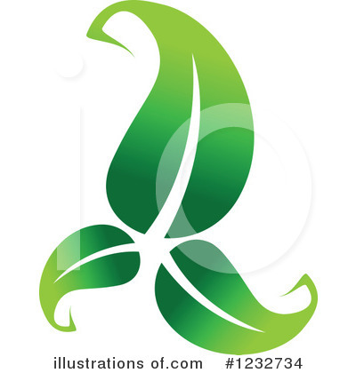 Royalty-Free (RF) Leaf Clipart Illustration by Vector Tradition SM - Stock Sample #1232734