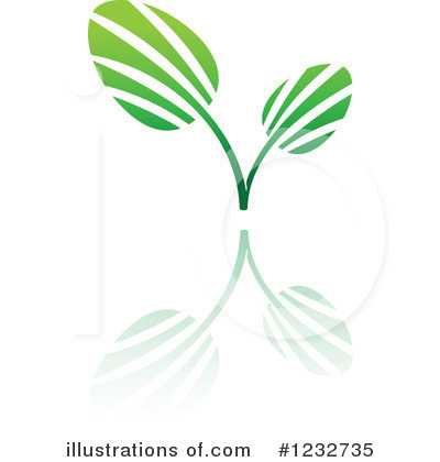 Royalty-Free (RF) Leaf Clipart Illustration by Vector Tradition SM - Stock Sample #1232735