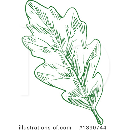 Royalty-Free (RF) Leaf Clipart Illustration by Vector Tradition SM - Stock Sample #1390744