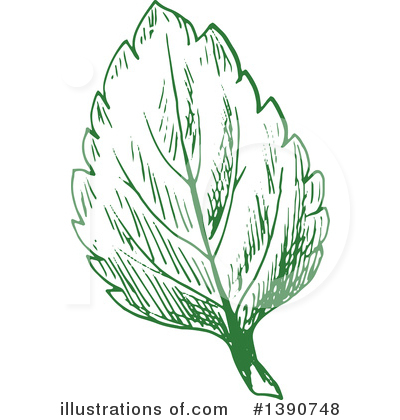 Royalty-Free (RF) Leaf Clipart Illustration by Vector Tradition SM - Stock Sample #1390748