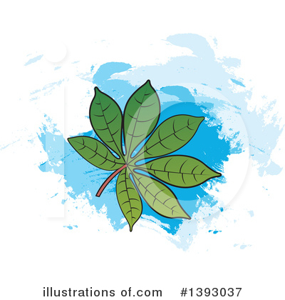 Royalty-Free (RF) Leaf Clipart Illustration by Lal Perera - Stock Sample #1393037