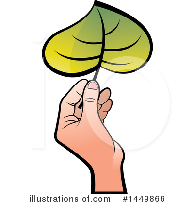 Royalty-Free (RF) Leaf Clipart Illustration by Lal Perera - Stock Sample #1449866