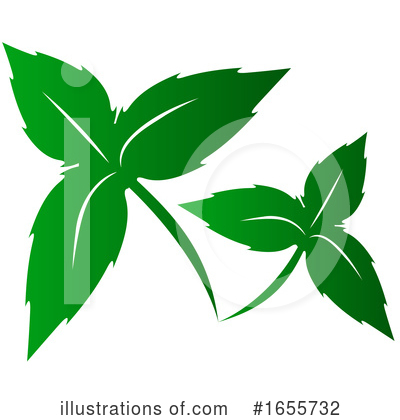 Royalty-Free (RF) Leaf Clipart Illustration by Vector Tradition SM - Stock Sample #1655732