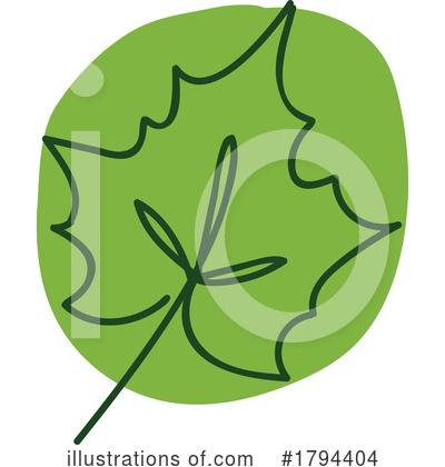 Royalty-Free (RF) Leaf Clipart Illustration by Vector Tradition SM - Stock Sample #1794404