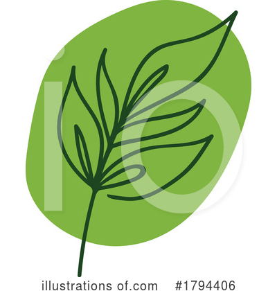 Royalty-Free (RF) Leaf Clipart Illustration by Vector Tradition SM - Stock Sample #1794406
