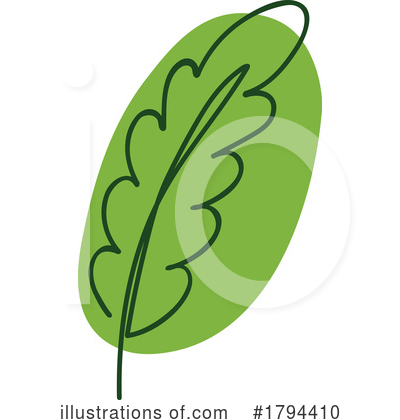 Royalty-Free (RF) Leaf Clipart Illustration by Vector Tradition SM - Stock Sample #1794410