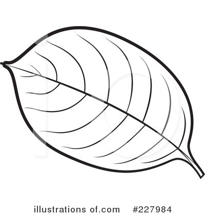 Royalty-Free (RF) Leaf Clipart Illustration by Lal Perera - Stock Sample #227984