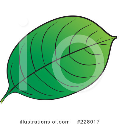 Royalty-Free (RF) Leaf Clipart Illustration by Lal Perera - Stock Sample #228017