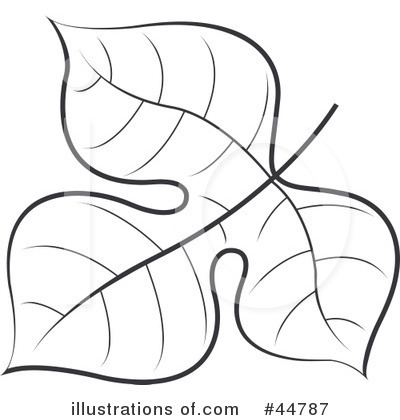 Royalty-Free (RF) Leaf Clipart Illustration by Lal Perera - Stock Sample #44787