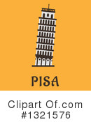 Leaning Tower Of Pisa Clipart #1321576 by Vector Tradition SM