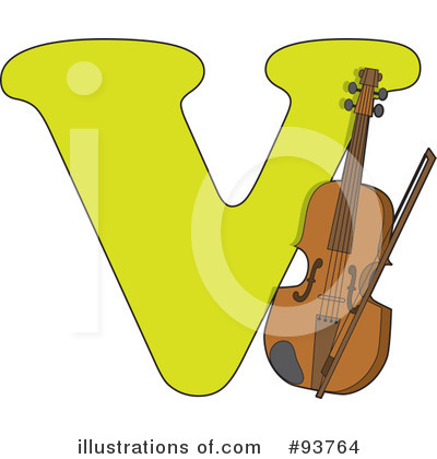 Violin Clipart #93764 by Maria Bell