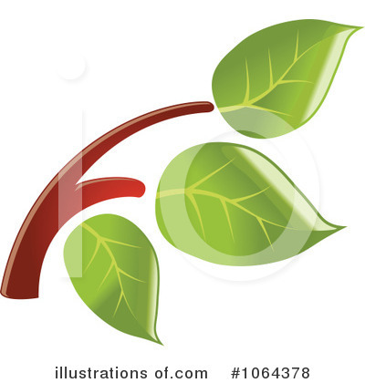 Royalty-Free (RF) Leaves Clipart Illustration by Vector Tradition SM - Stock Sample #1064378