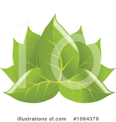Royalty-Free (RF) Leaves Clipart Illustration by Vector Tradition SM - Stock Sample #1064379