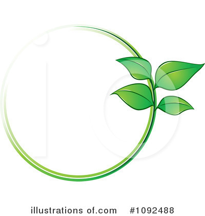 Royalty-Free (RF) Leaves Clipart Illustration by Vector Tradition SM - Stock Sample #1092488