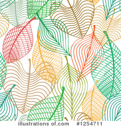 Skeleton Leaves Clipart #1254711 by Vector Tradition SM