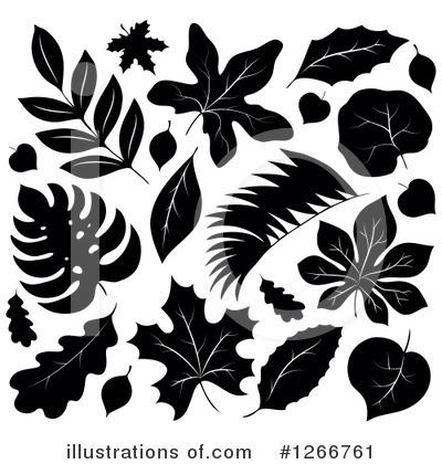 Royalty-Free (RF) Leaves Clipart Illustration by visekart - Stock Sample #1266761