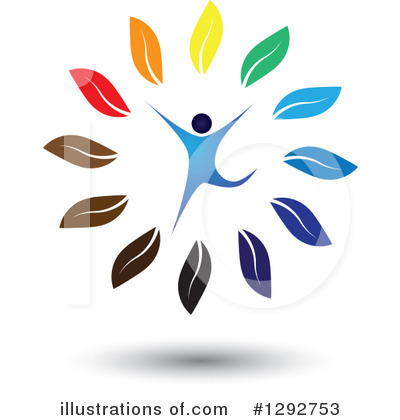 Royalty-Free (RF) Leaves Clipart Illustration by ColorMagic - Stock Sample #1292753
