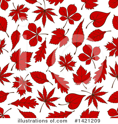Royalty-Free (RF) Leaves Clipart Illustration by Vector Tradition SM - Stock Sample #1421209