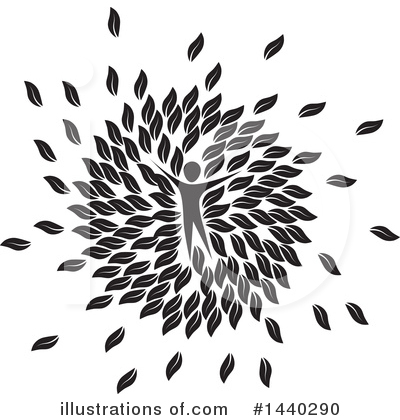 Royalty-Free (RF) Leaves Clipart Illustration by ColorMagic - Stock Sample #1440290
