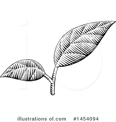Royalty-Free (RF) Leaves Clipart Illustration by cidepix - Stock Sample #1454094