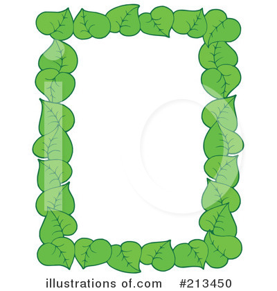 Royalty-Free (RF) Leaves Clipart Illustration by visekart - Stock Sample #213450