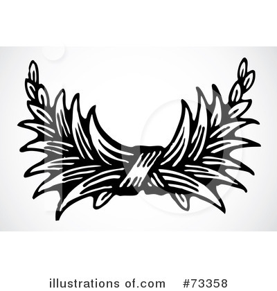 Royalty-Free (RF) Leaves Clipart Illustration by BestVector - Stock Sample #73358