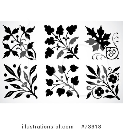 Royalty-Free (RF) Leaves Clipart Illustration by BestVector - Stock Sample #73618