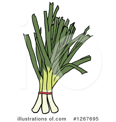 Leek Clipart #1267695 by LaffToon