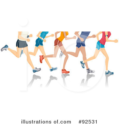 Jogging Clipart #92531 by BNP Design Studio