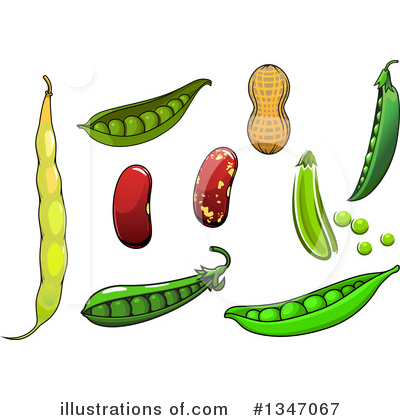Royalty-Free (RF) Legumes Clipart Illustration by Vector Tradition SM - Stock Sample #1347067