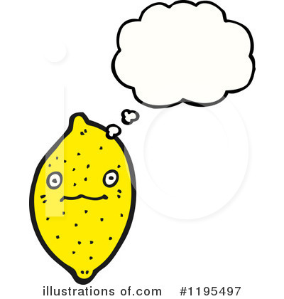 Royalty-Free (RF) Lemon Clipart Illustration by lineartestpilot - Stock Sample #1195497