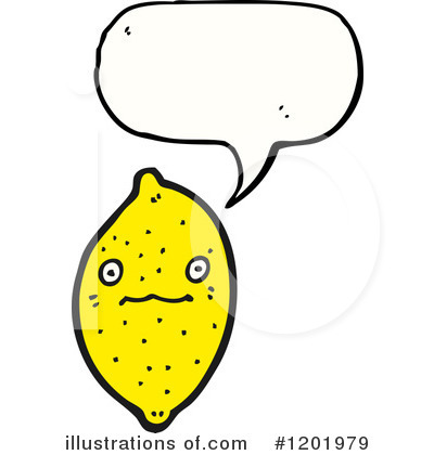 Royalty-Free (RF) Lemon Clipart Illustration by lineartestpilot - Stock Sample #1201979
