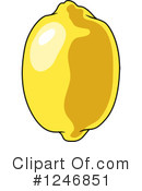 Lemon Clipart #1246851 by Vector Tradition SM