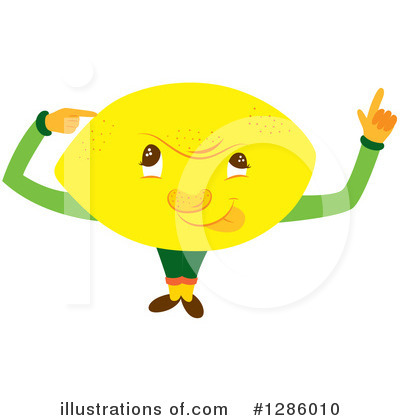 Royalty-Free (RF) Lemon Clipart Illustration by Cherie Reve - Stock Sample #1286010