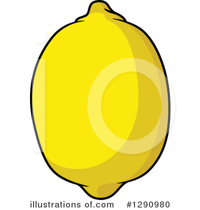Royalty-Free (RF) Lemon Clipart Illustration by Vector Tradition SM - Stock Sample #1290980