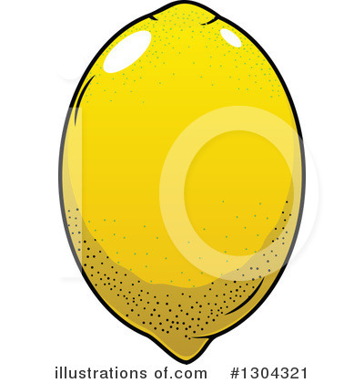 Royalty-Free (RF) Lemon Clipart Illustration by Vector Tradition SM - Stock Sample #1304321