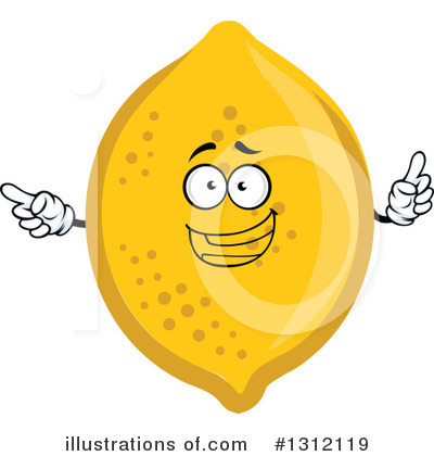 Royalty-Free (RF) Lemon Clipart Illustration by Vector Tradition SM - Stock Sample #1312119