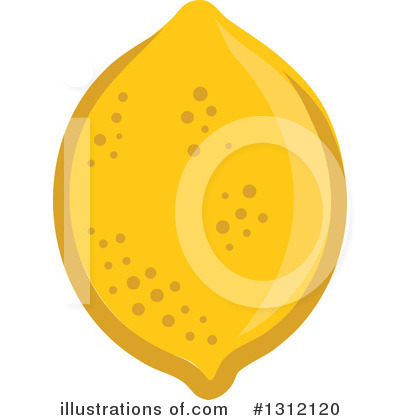 Royalty-Free (RF) Lemon Clipart Illustration by Vector Tradition SM - Stock Sample #1312120