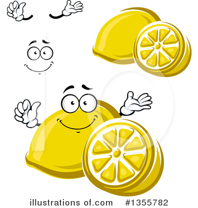 Royalty-Free (RF) Lemon Clipart Illustration by Vector Tradition SM - Stock Sample #1355782
