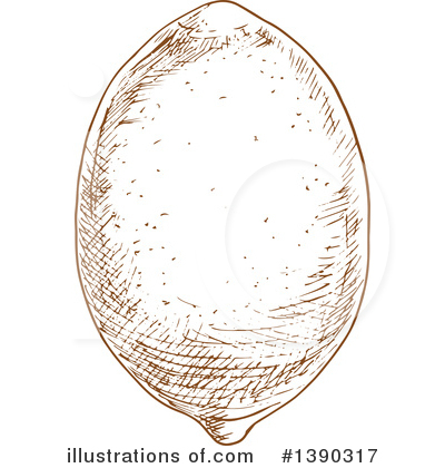 Royalty-Free (RF) Lemon Clipart Illustration by Vector Tradition SM - Stock Sample #1390317