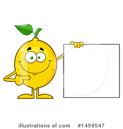 Royalty-Free (RF) Lemon Clipart Illustration by Hit Toon - Stock Sample #1459547