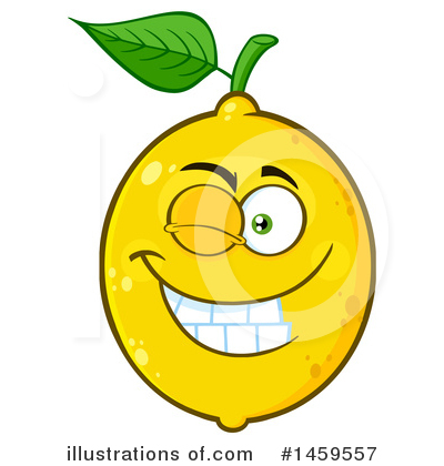 Royalty-Free (RF) Lemon Clipart Illustration by Hit Toon - Stock Sample #1459557