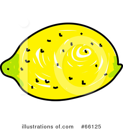 Royalty-Free (RF) Lemon Clipart Illustration by Prawny - Stock Sample #66125