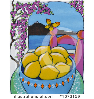 Royalty-Free (RF) Lemons Clipart Illustration by Maria Bell - Stock Sample #1073159