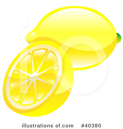 Lemon Clipart #40380 by AtStockIllustration