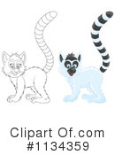 Lemur Clipart #1134359 by Alex Bannykh