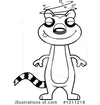 Royalty-Free (RF) Lemur Clipart Illustration by Cory Thoman - Stock Sample #1211218