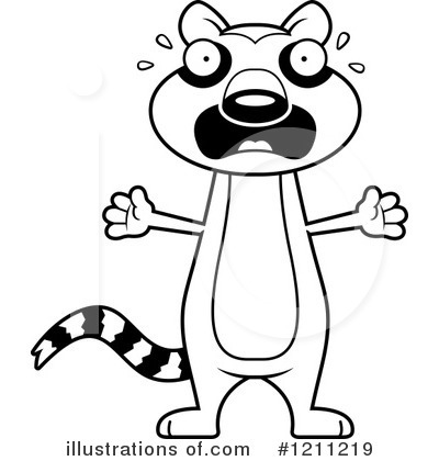 Royalty-Free (RF) Lemur Clipart Illustration by Cory Thoman - Stock Sample #1211219